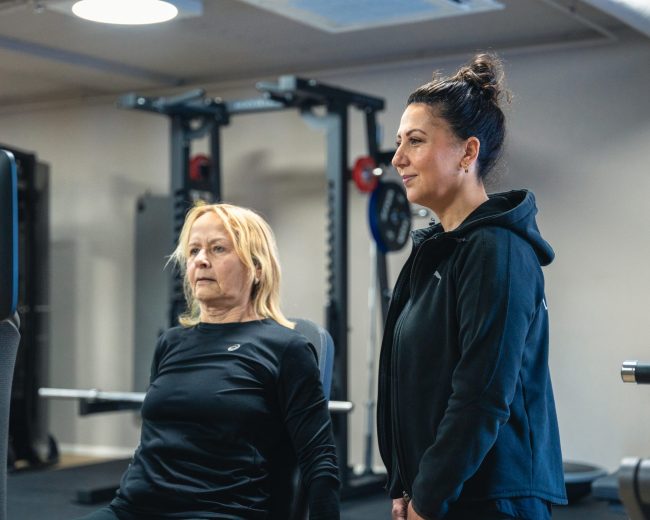 twee vrouwen fysio